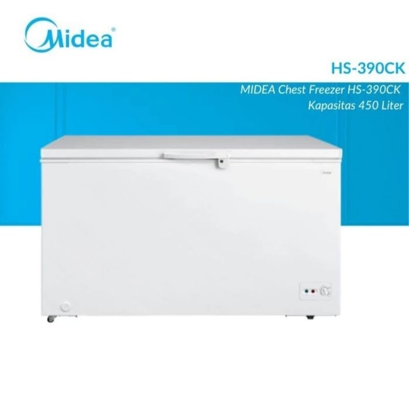 BOX FREEZER MIDEA 300LITER - HS390CK CHEST FREEZER MIDEA 300L BOX FREEZER MIDEA 300 LITER