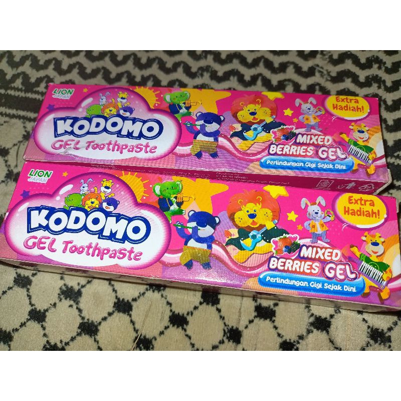 pasta gigi anak KODOMO mix berries gel