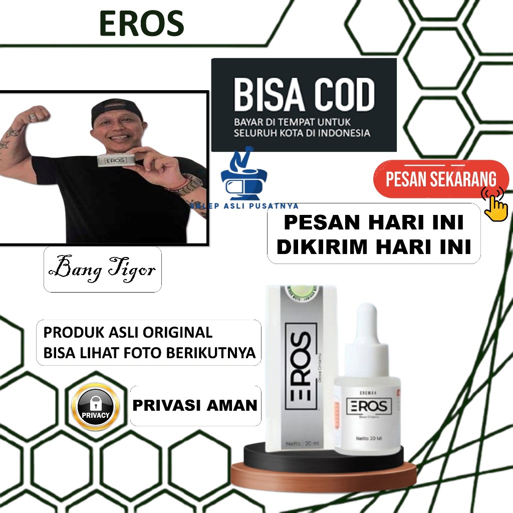 Eros Ori Eremax Tetes Pria Perkasa Original Asli