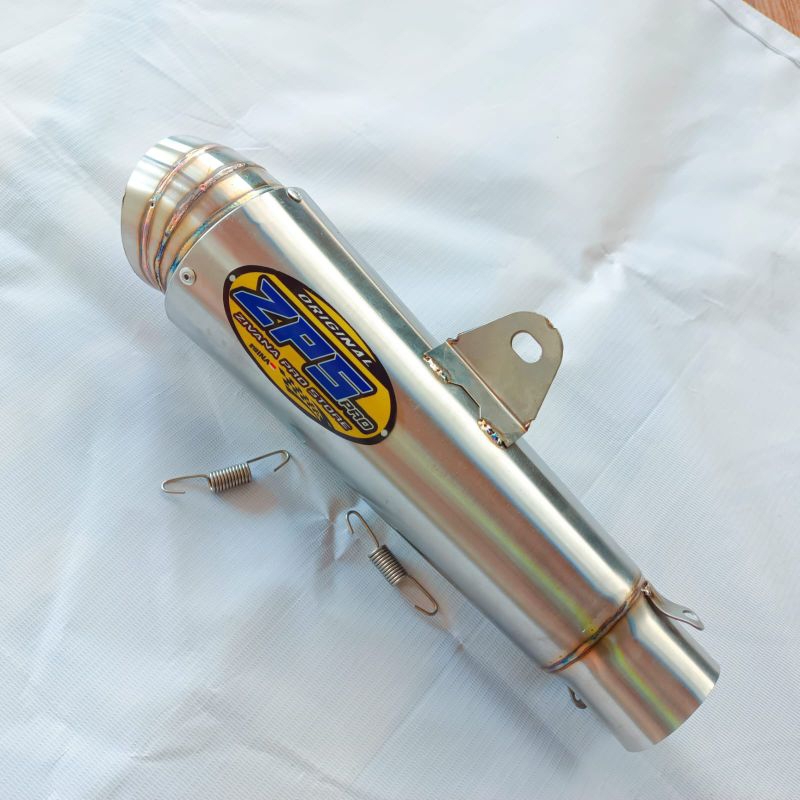 kenalpot zps pro tipe jiksaw keong sarteng inlet 50