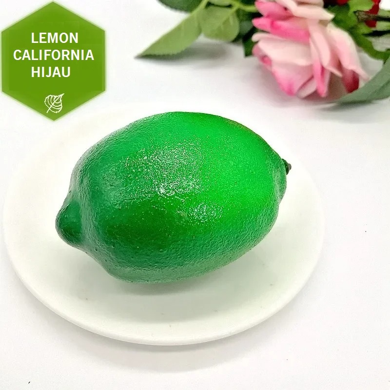 

Lemon California Hijau FRESH - 500 gram / 1 Kg / 5 Kg / Lemon Super / Saung Organik / lemon veg