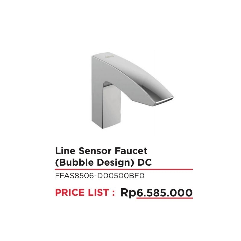 Line Sensor Faucet(Bubble Design) DC keran kran sensor keran otomatis American standard