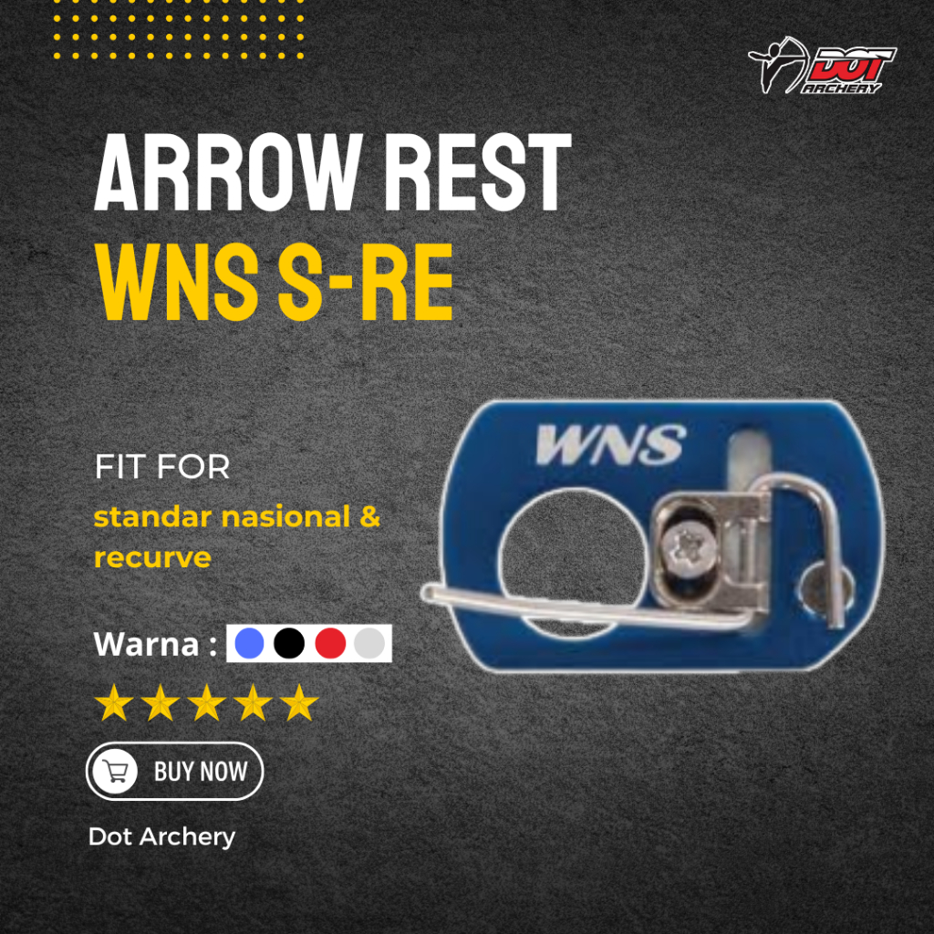 Arrow Rest Panahan WNS S-RE Magnetic | Penyangga Anak Panah Recurve | Aksesoris Panahan
