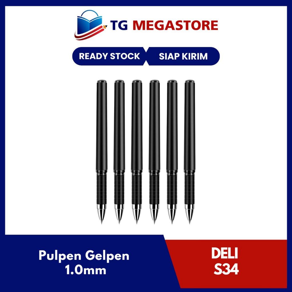 

Pulpen DELI Gelpen 1.0mm - S34