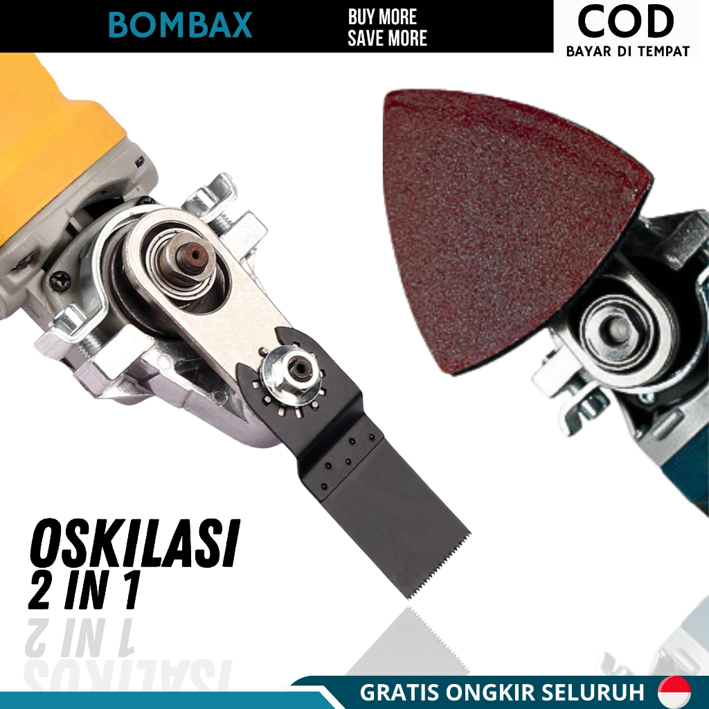 Adaptor Oskilasi Komplit Multiguna  Adaptor Gerinda Oskilasi/Adapter Gerinda Oskilasi Tool Multi Cut