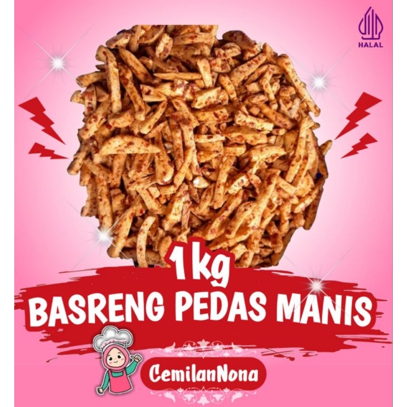 

basreng enak gurih renyah pedas manis berat 1 kg