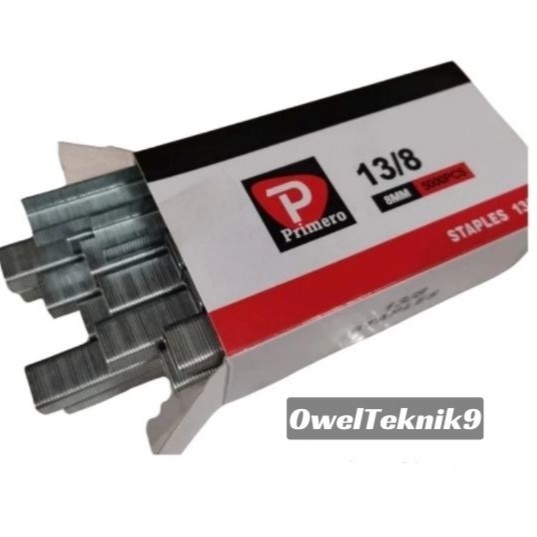 

OwelTeknik9 - Isi Staples Tembak 13/8 PRIMERO/Refill Staples Tembak 13/8