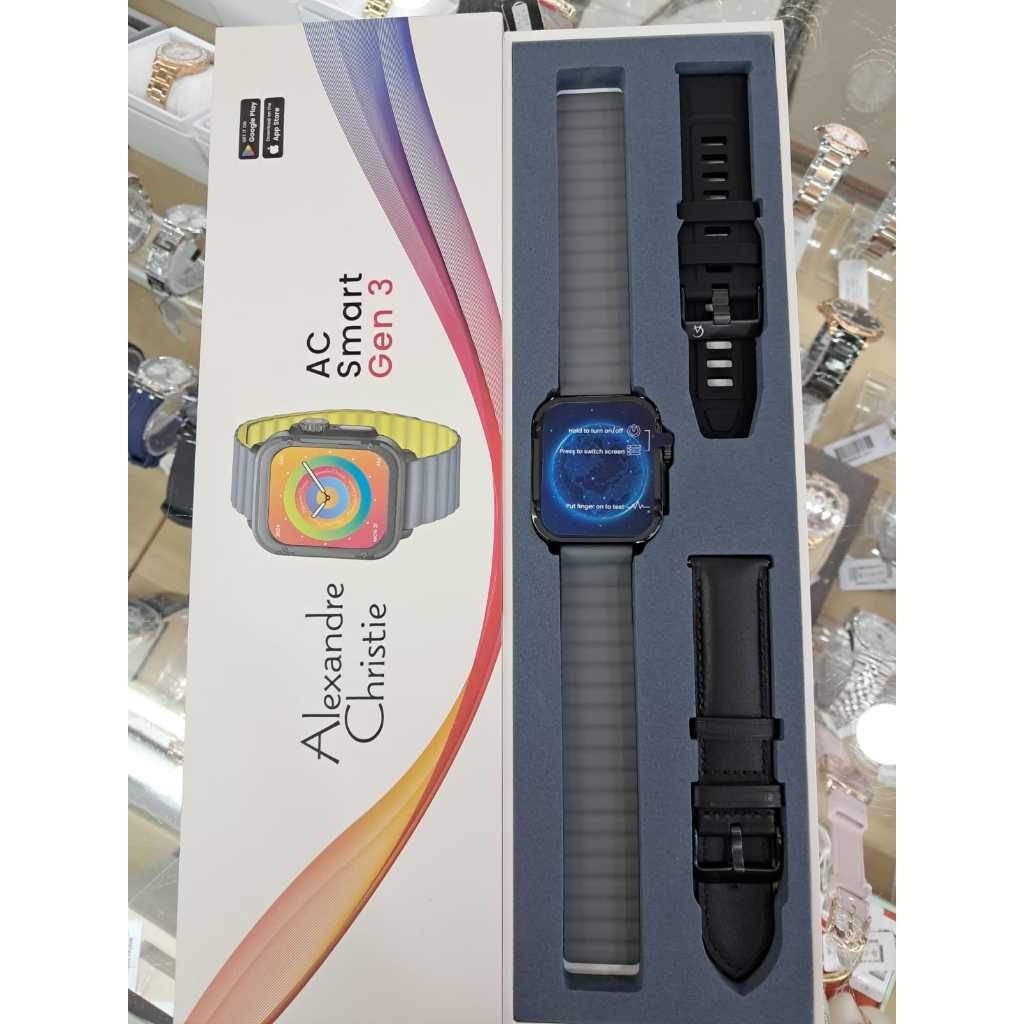 JAM TANGAN ALEXANDRE CHRISTIE SMARTWATCH GEN 3  AC SMARTWATCH GEN 3 ORIGINAL