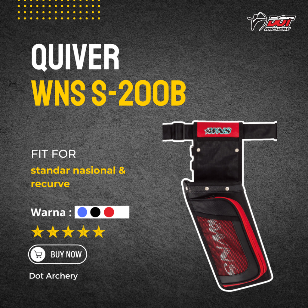 Tas Arrow Quiver WNS S200B Original Kantong Panahan Hip Quiver