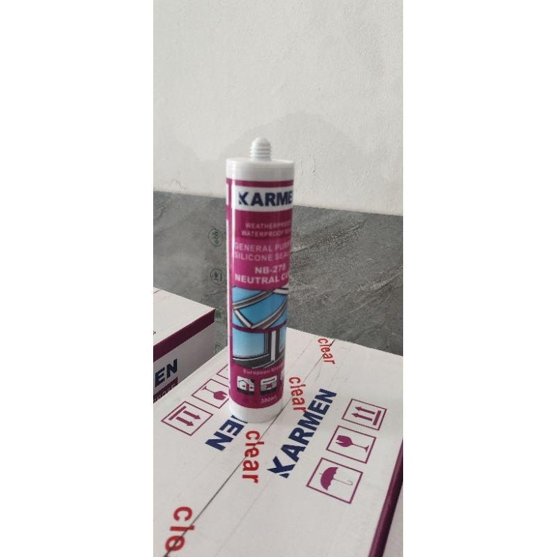 Lem sealent netral/neutral/lem kaca/lem alumunium/lem silicone/lem silen