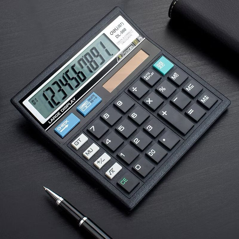 

Kalkulator Meja 12 Digit Dual Power Layar