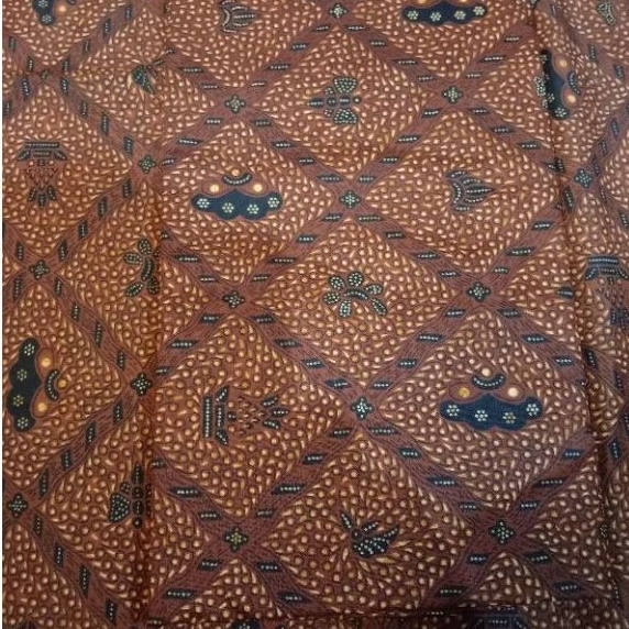 Kain batik motif sidomukti, kain batik hitam motif burung