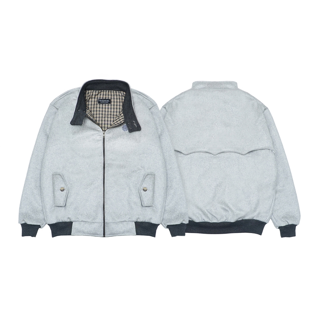 Dryroots Inc Harrington Jacket Wool Warm Light Gray