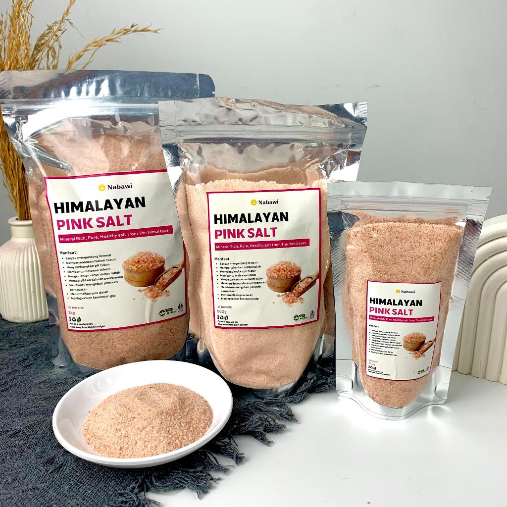 

Natural Pink Himalayan Salt Garam Himalaya 1 Kg Garam Organik Rempah Alami