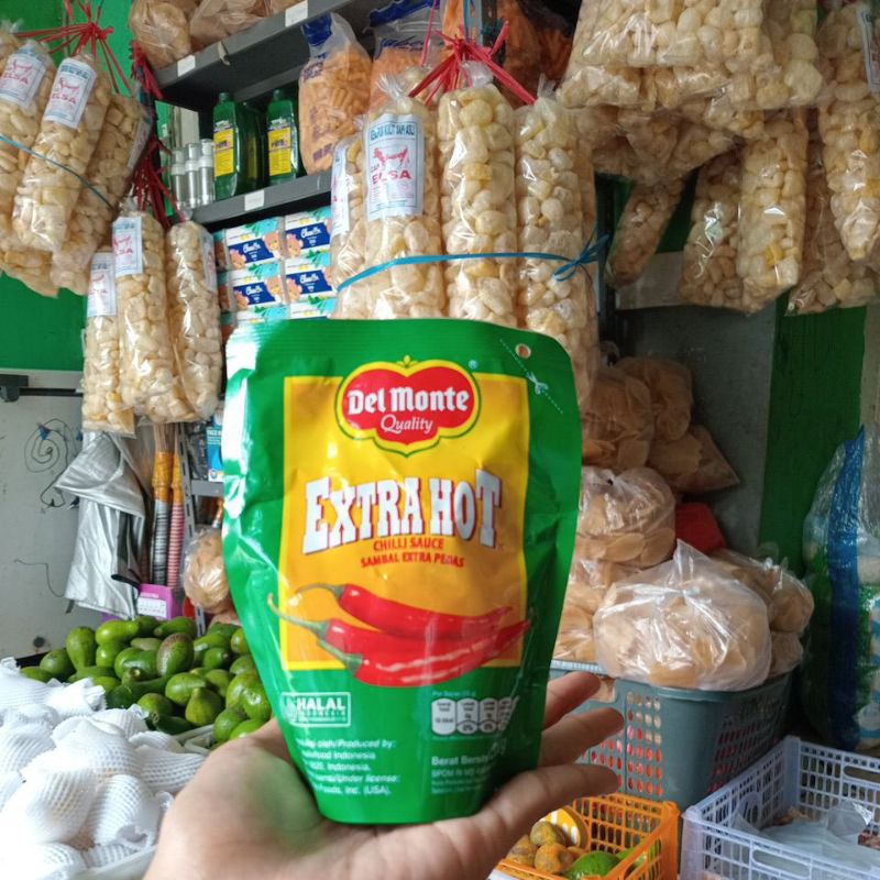 

Saus Extrahot Chili sauce Delmonte