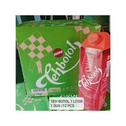 

Teh Botol Sosro 1L (1 Karton isi 12 Pcs)