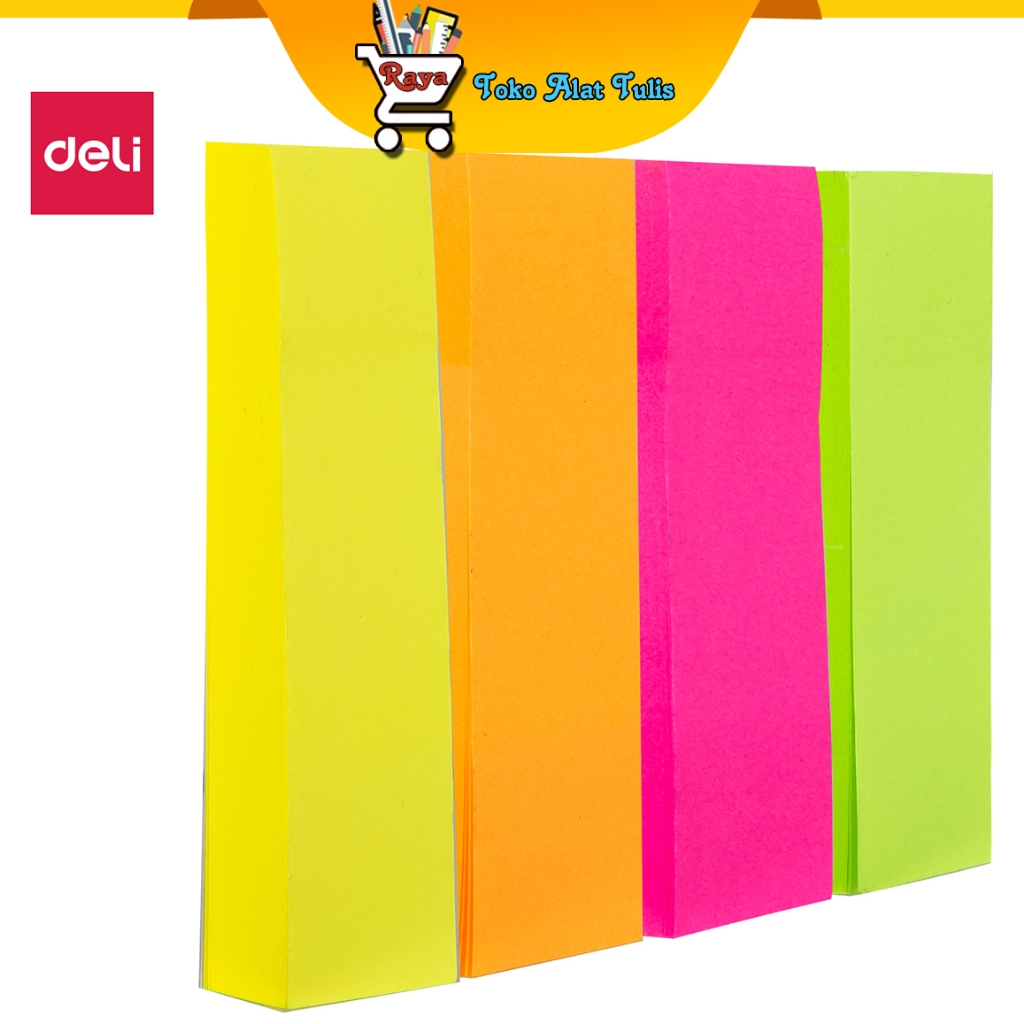 

Deli Index Tabs 76 x 19mm 4×100set EA11202