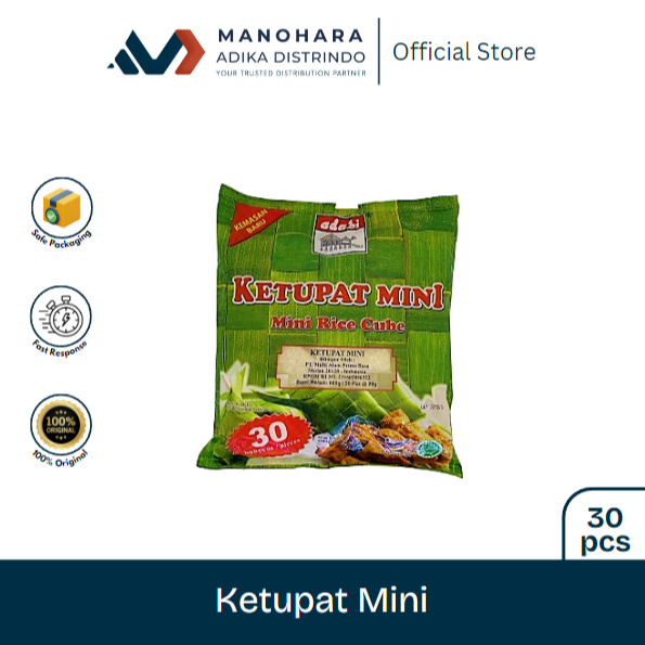 

KETUPAT MINI ADABI 30pcs