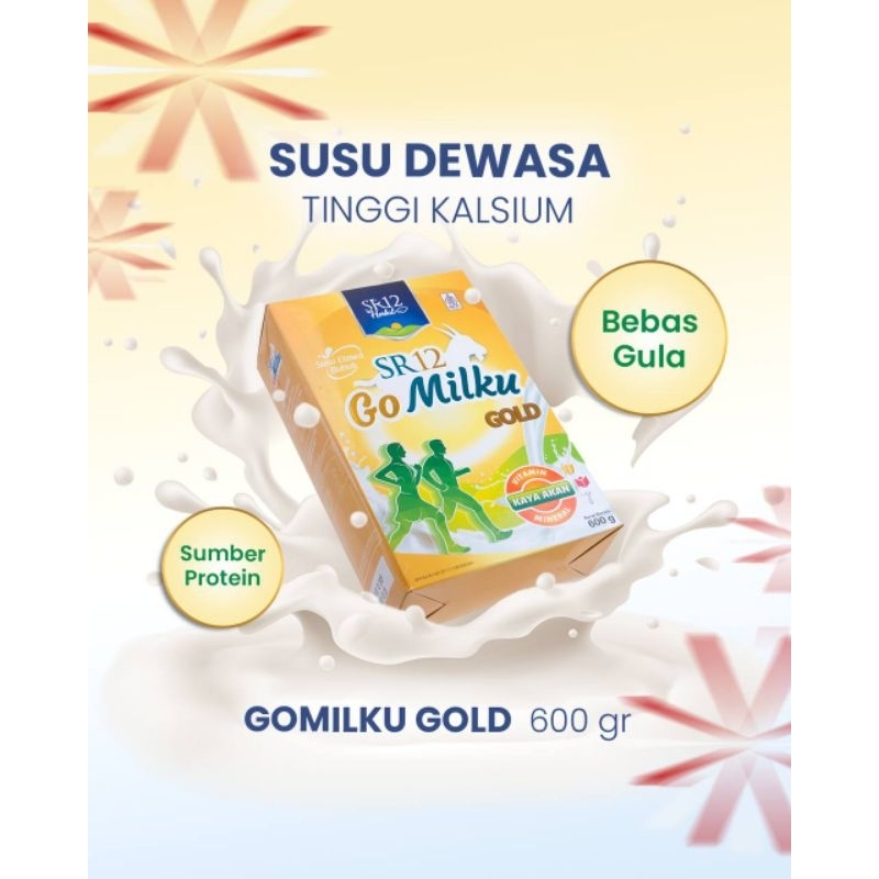

GOMILKU GOLD SR12 / Susu tinggi kalsium, untuk tulang dan sendi