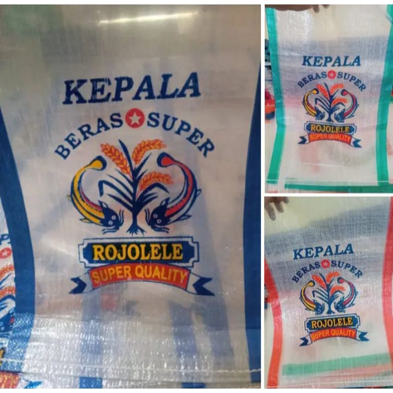 karung beras sablon 25 kg isi 100 pcs