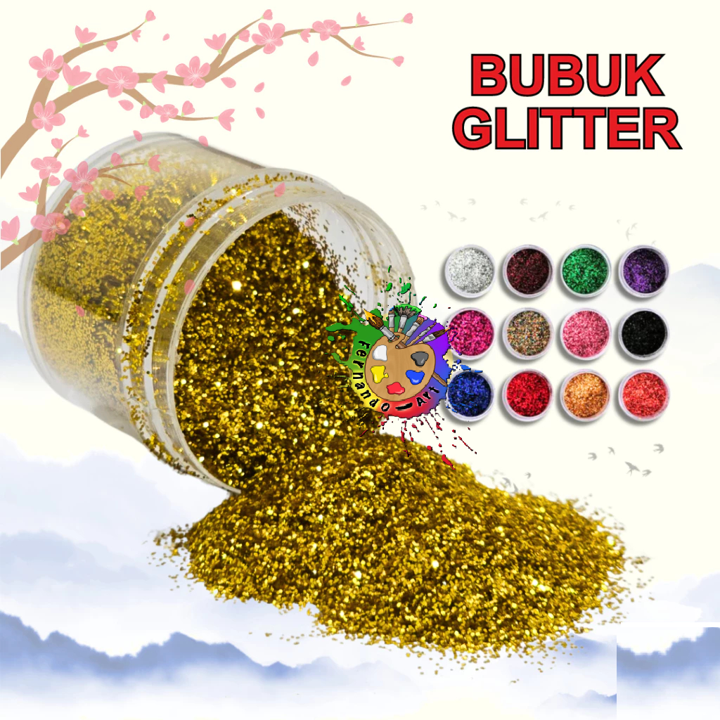 

Gliter bubuk / serbuk glitter / Gliter Halus