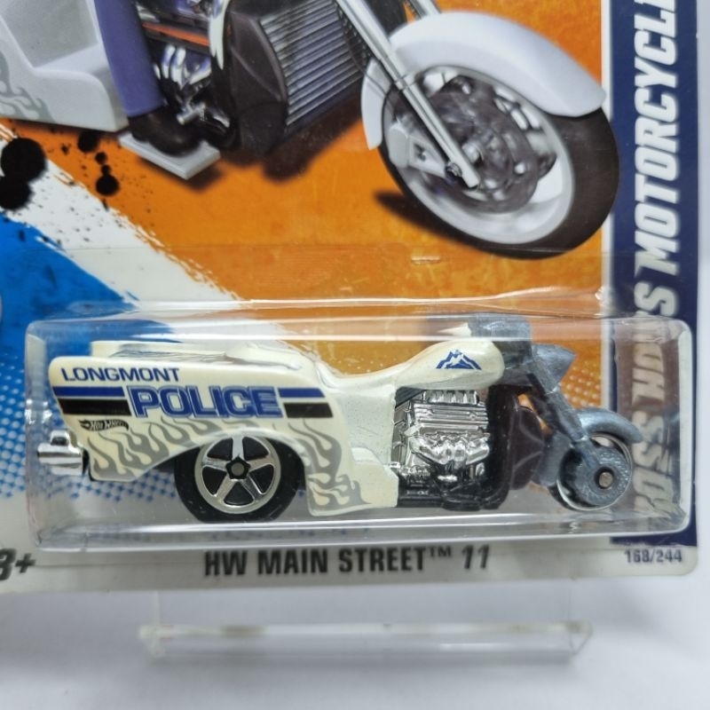 Diecast Hotwheels Motor 1:64 MAIN STREET