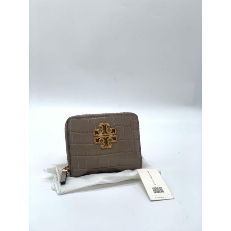 Tb Britten croco mini wallet .