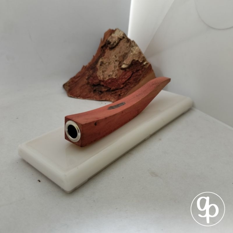 Pipa once / once cangklong / pipa rokok / padutan kayu secang kayu bajakah segi empat / model kotak 