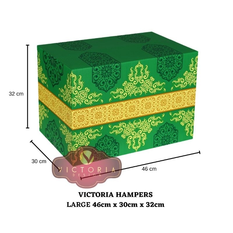 

victoria hampers kardus box parcel besar
