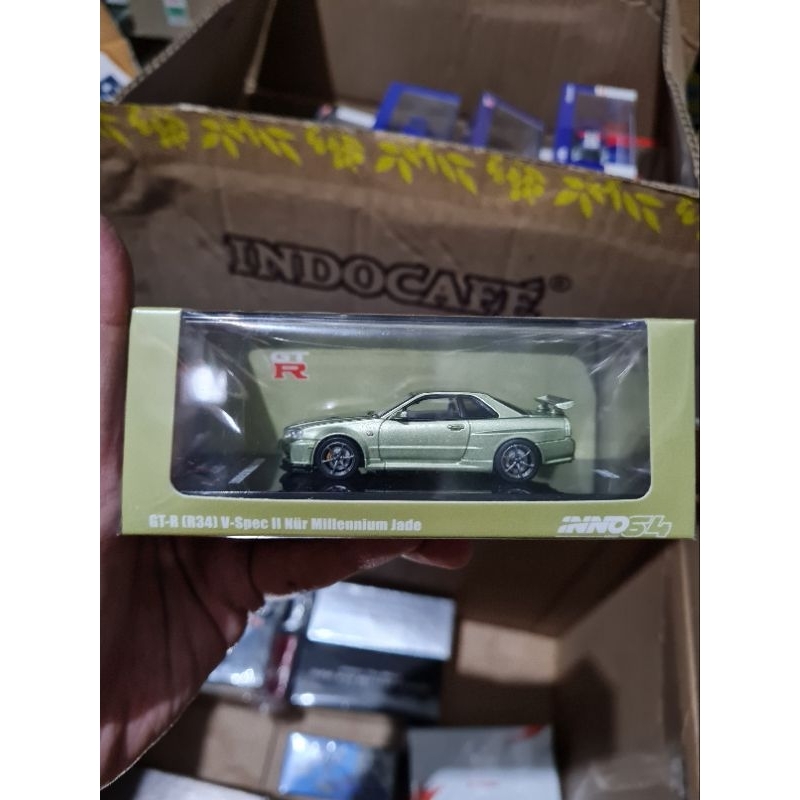 inno64 Nissan Skyline GTR R34 V Spec II NUR MILENNIUM JADE