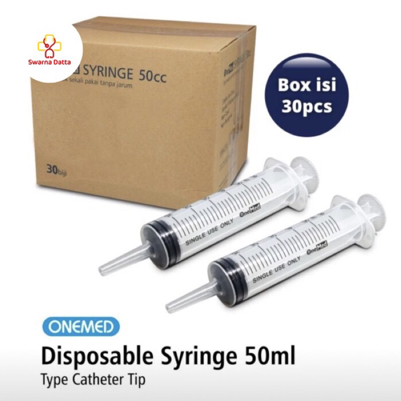 SPUIT 50 CC CATHETER TIP ONEMED ECERAN / SPUIT 50 cc SONDE UNTUK MAKAN / SPUIT 50 cc Lubang Tengah O