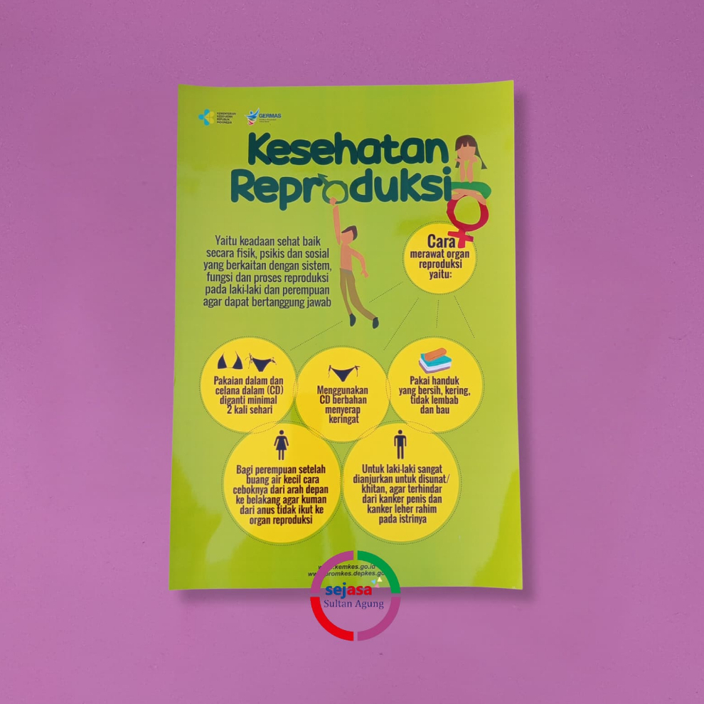 Poster Kesehatan Reproduksi (Kespro) | Poster Kedokteran | Poster Kebidanan | Poster Kesehatan