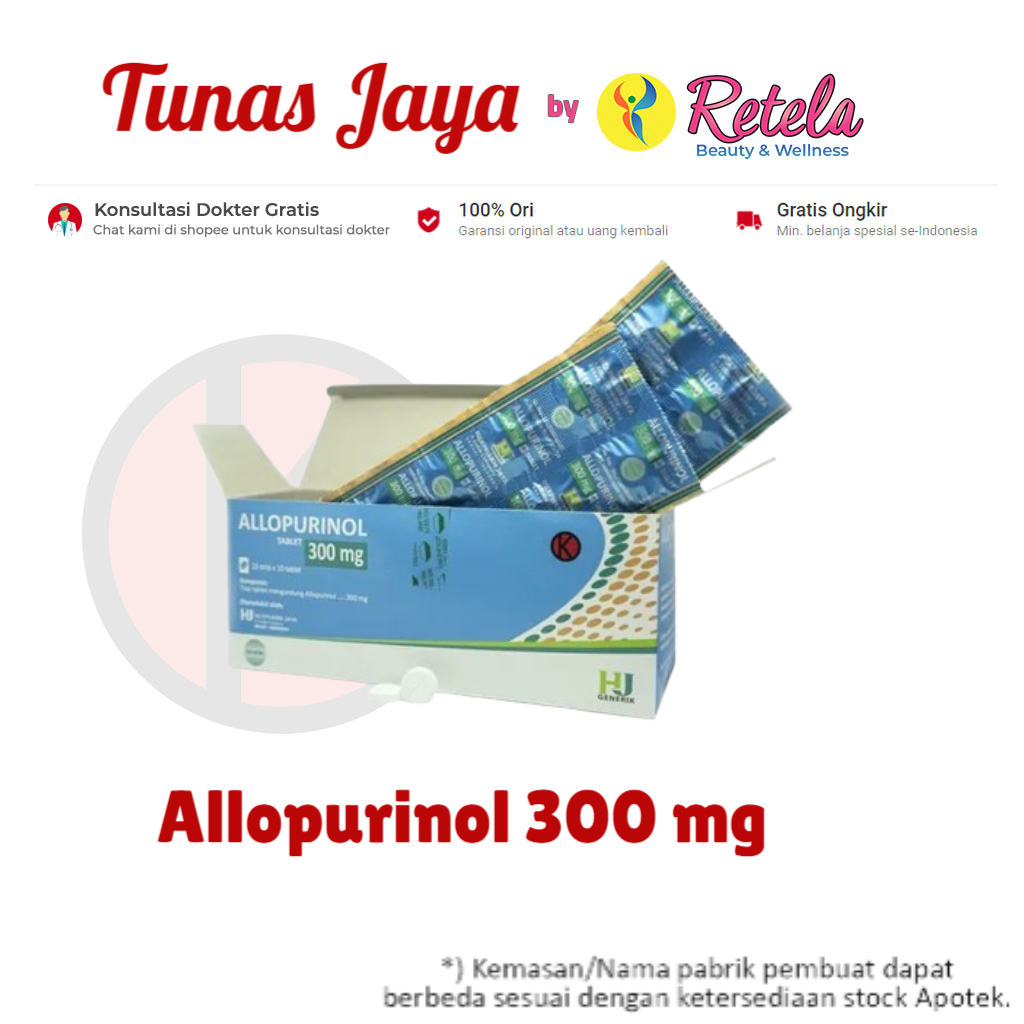 Allopurinol 300 mg 10 Tablet