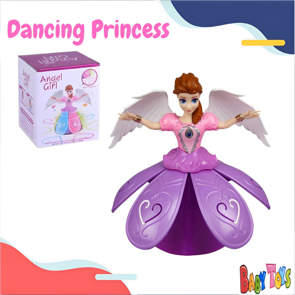 BabyToys Mainan Anak Perempuan Boneka Princess Musik Lampu Menari Dancing Kado Anak 3 4 5 6 7 tahun