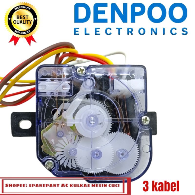 timer wash mesin cuci denpoo DW9896 timer mesin cuci denpoo 2 tabung