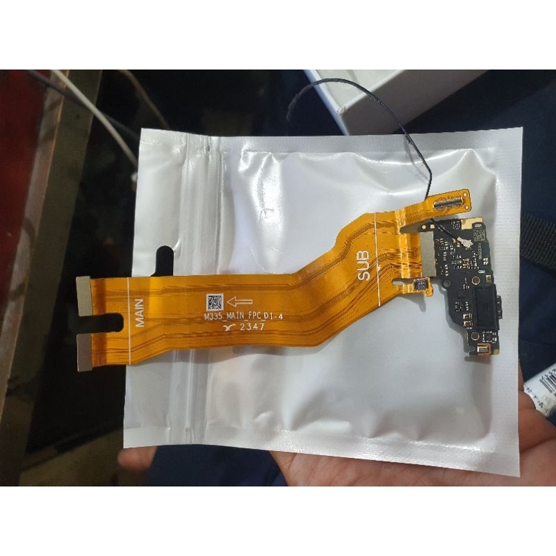konektor cas board cas dan fleksibel penghubung REDMI NOTE 13 4G ori copotan