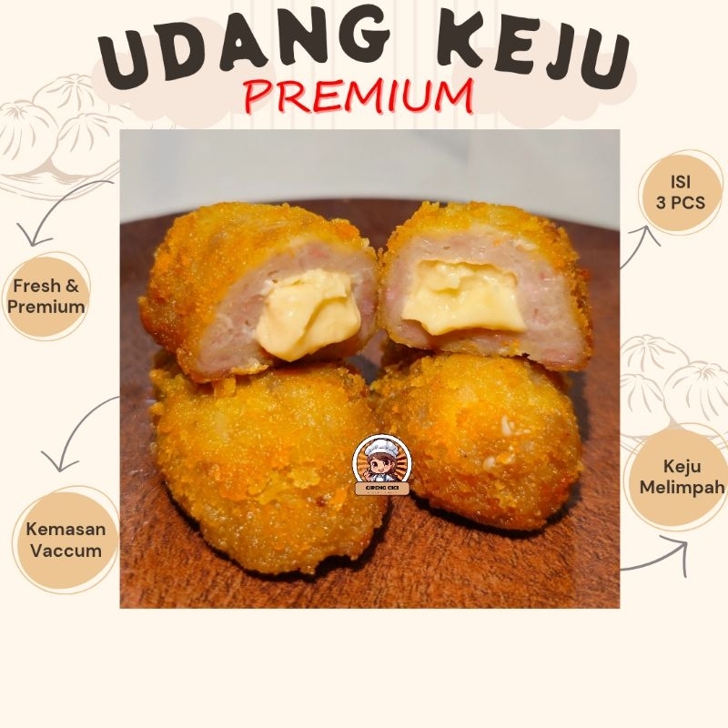 

UDANG KEJU Premium Isi 3 Pcs Kemasan Vakum