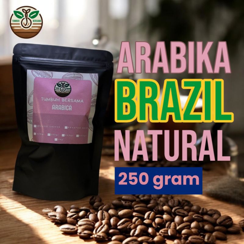 

Arabika brazil natural 250 gram