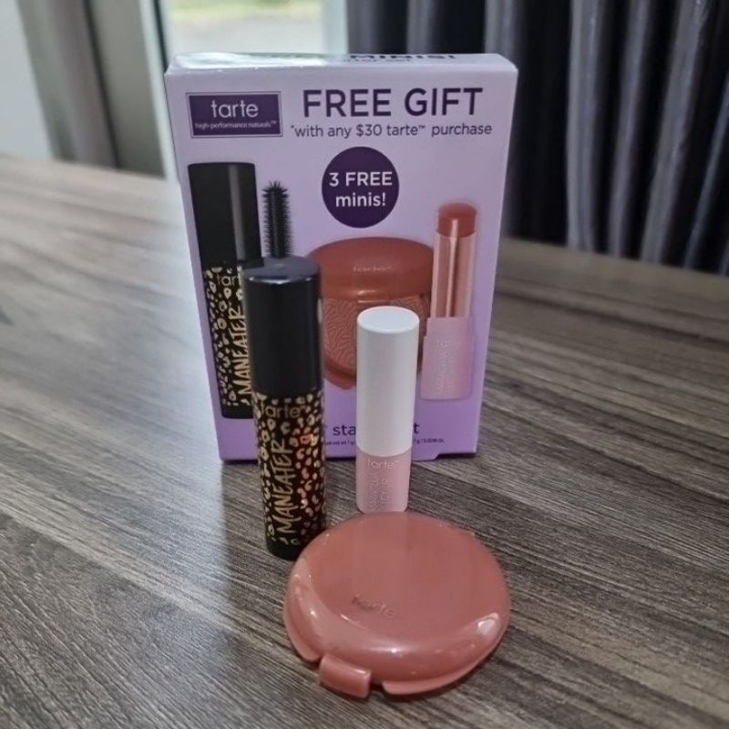 TARTE - Starter Set (Mascara, Blush, Lipstick) [ 100 % ORI ]