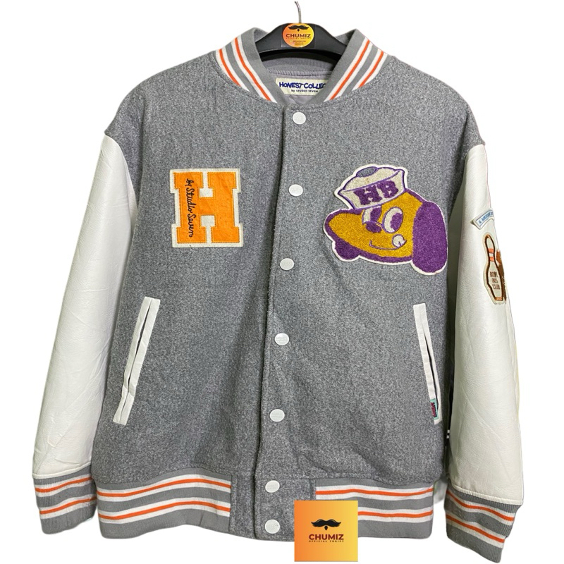 JAKET VARSITY GU X Studio Seven Original