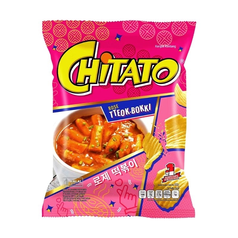 

Chitato rose Tteok bokky 68 gram