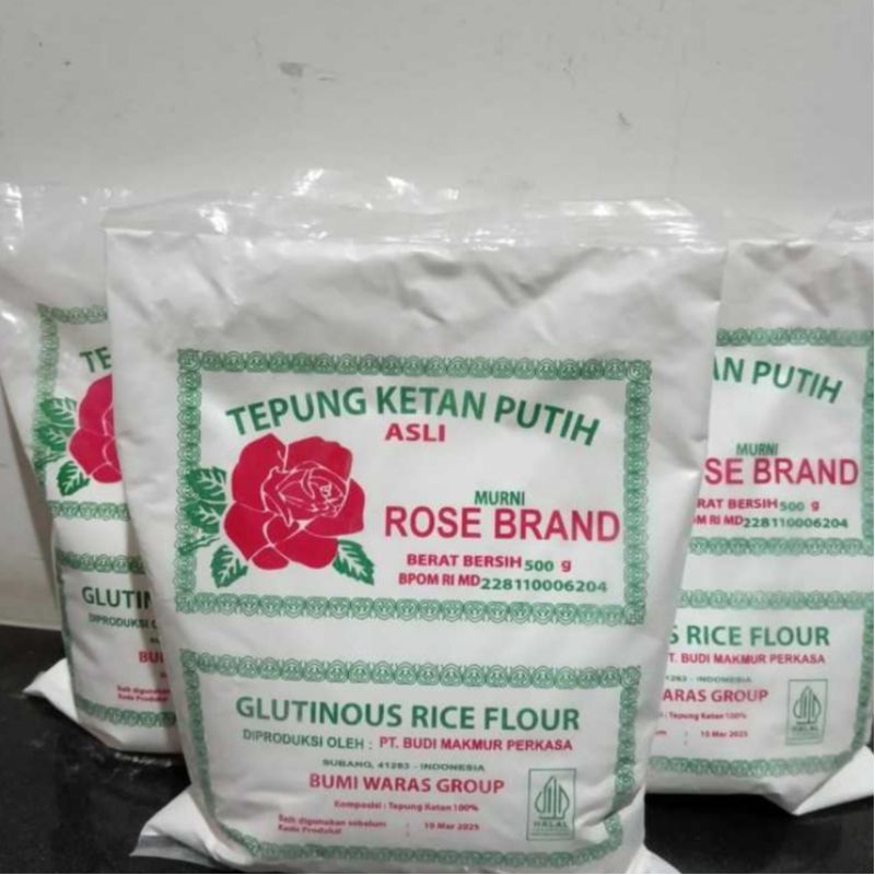 

TEPUNG BERAS KETAN 500 GRAM rose brand