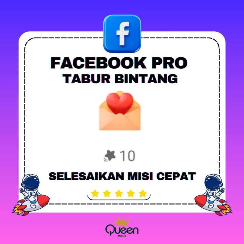 Gift Bintang Facebook Pro - Termurah