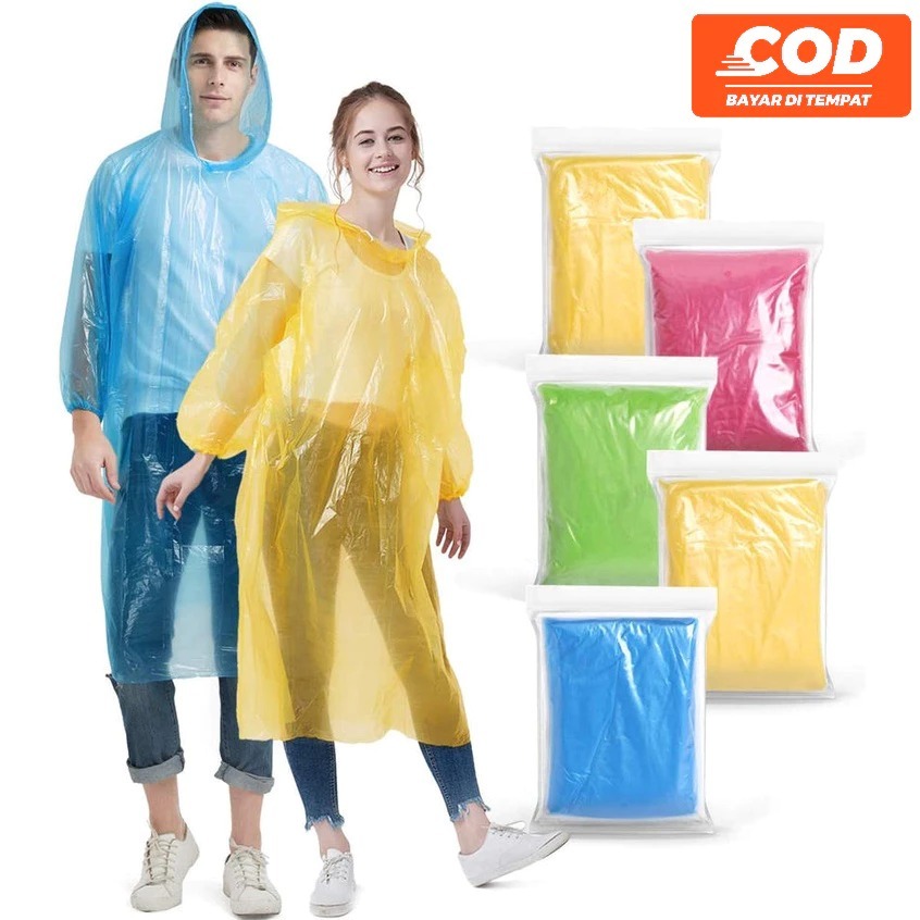 Jas Hujan Atasan/ Jas Hujan Ponco/ jas Hujan Plastik
