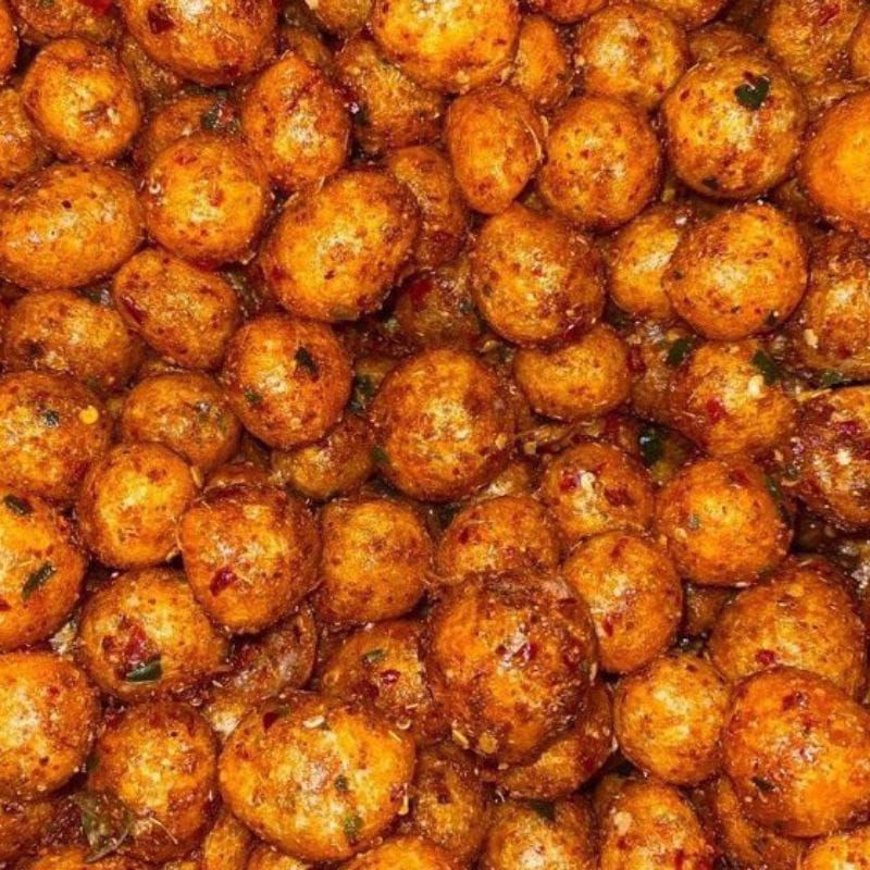 

cimol crispy pedas daun jeruk