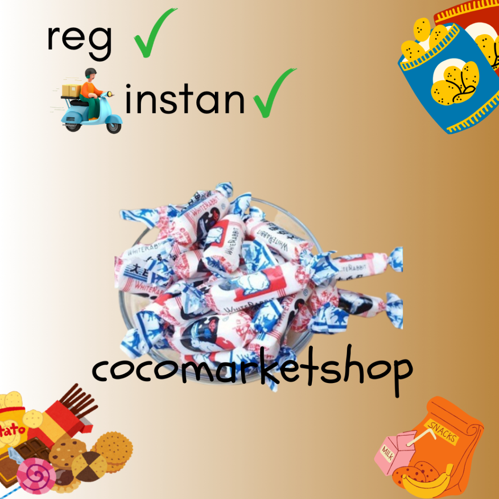 

COCOMART - (BUNGKUS) WHITE MILK CREAMY RABBIT - 100GR