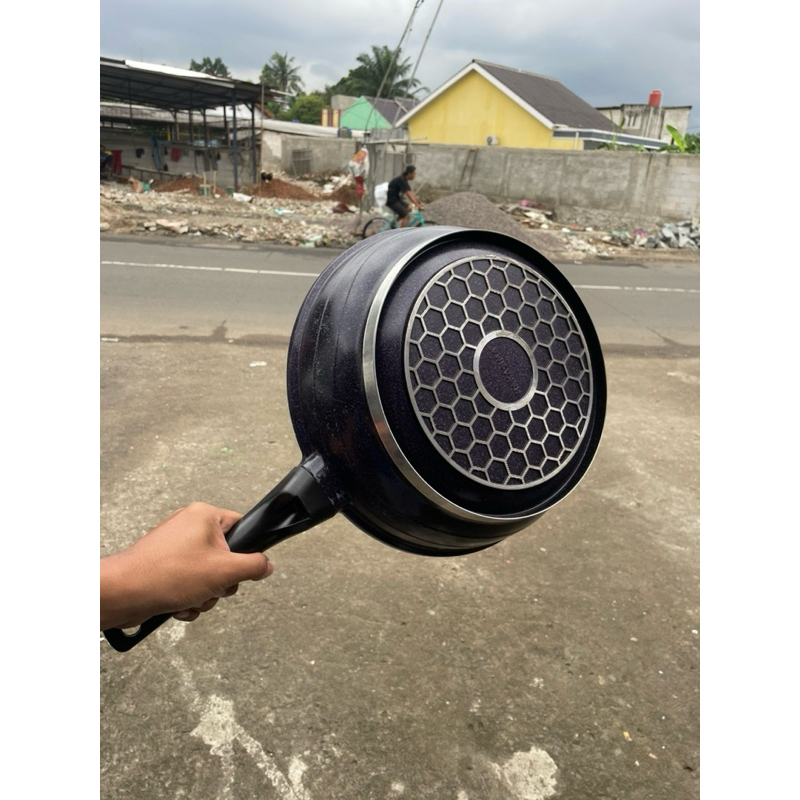 HAKASIMA CERAMIC 32   ALAT MASAK PANCI WAJAN PENGGORENGAN SERBAGUNA