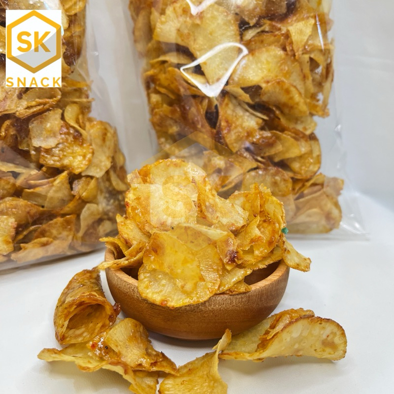 

KERIPIK SINGKONG RASA BUMBU RUJAK 200 GRAM