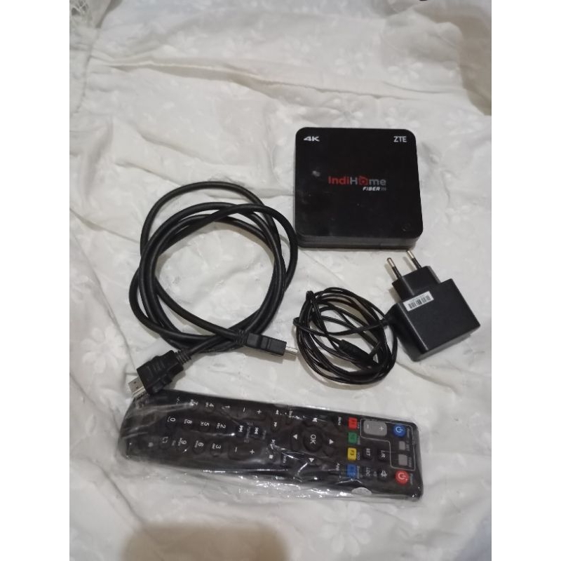 STB ZTE 4k Indihome set top box televisi tv kabel