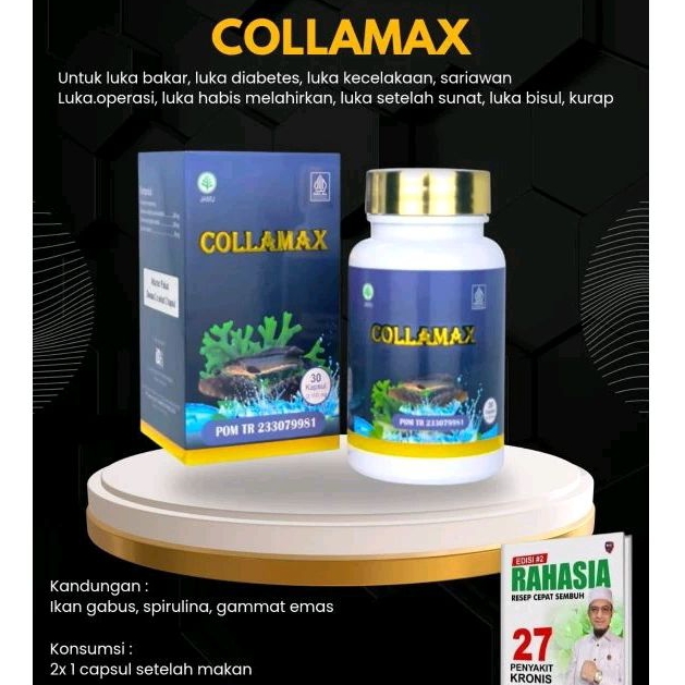 COLLAMAX Herbal Ekstrak Ikan Gabus untuk mempercepat penyembuhan luka,patah tulang, luka diabetes dl
